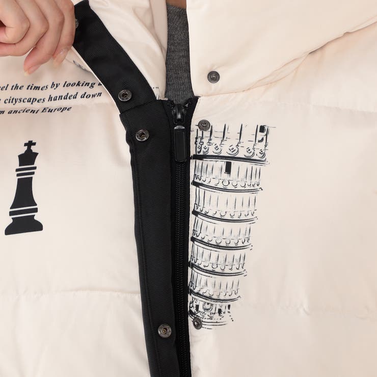 【WALDO】チェス柄ダウンブルゾン | NICOLE | 詳細画像11 