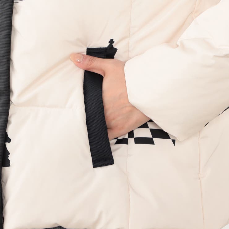 【WALDO】チェス柄ダウンブルゾン | NICOLE | 詳細画像9 