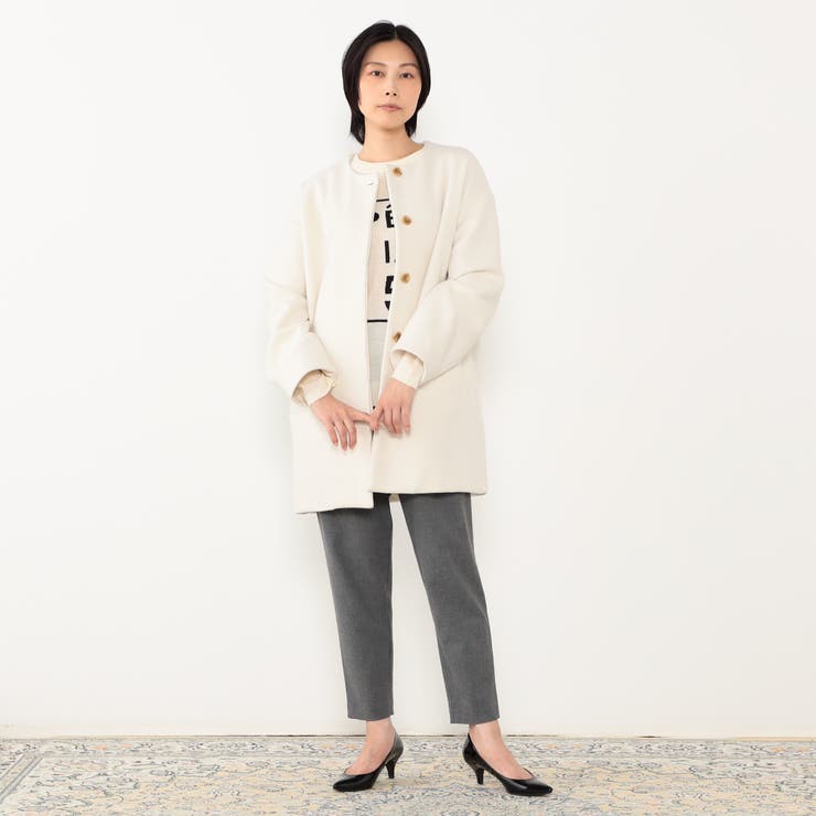 【WALDO】スタンドカラーコクーンコート | NICOLE | 詳細画像2 