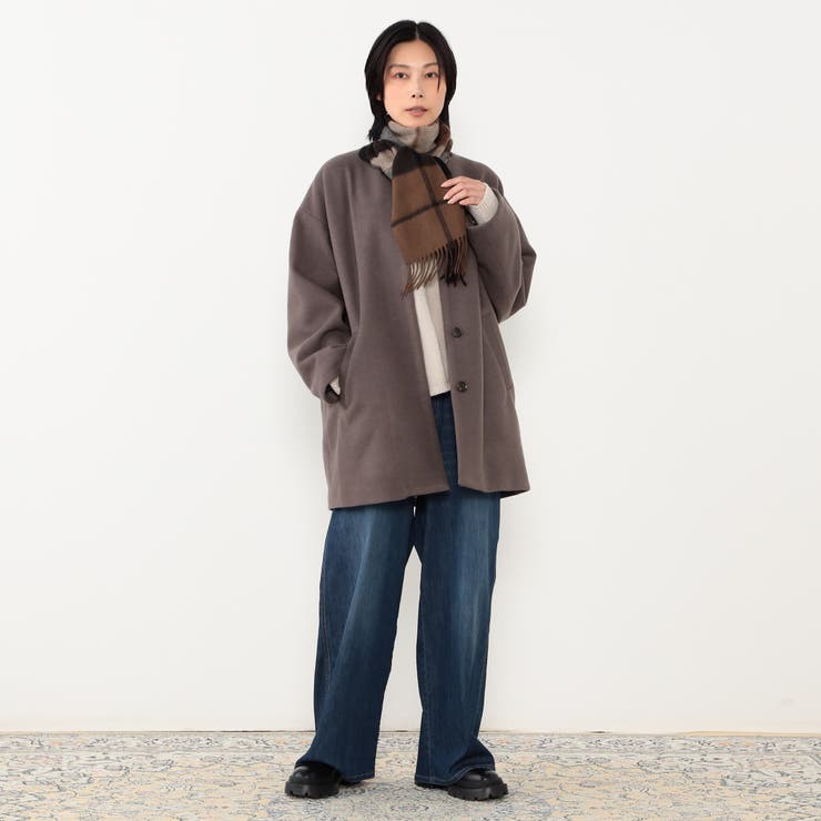 【WALDO】スタンドカラーコクーンコート | NICOLE | 詳細画像4 