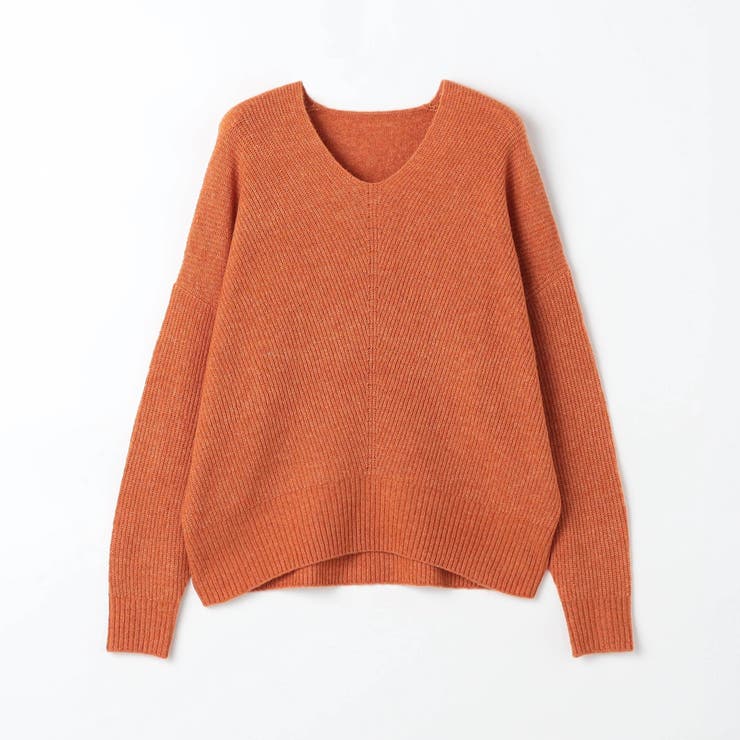 10オレンジ | 【WALDO】Ｖネックプルオーバーニット | NICOLE
