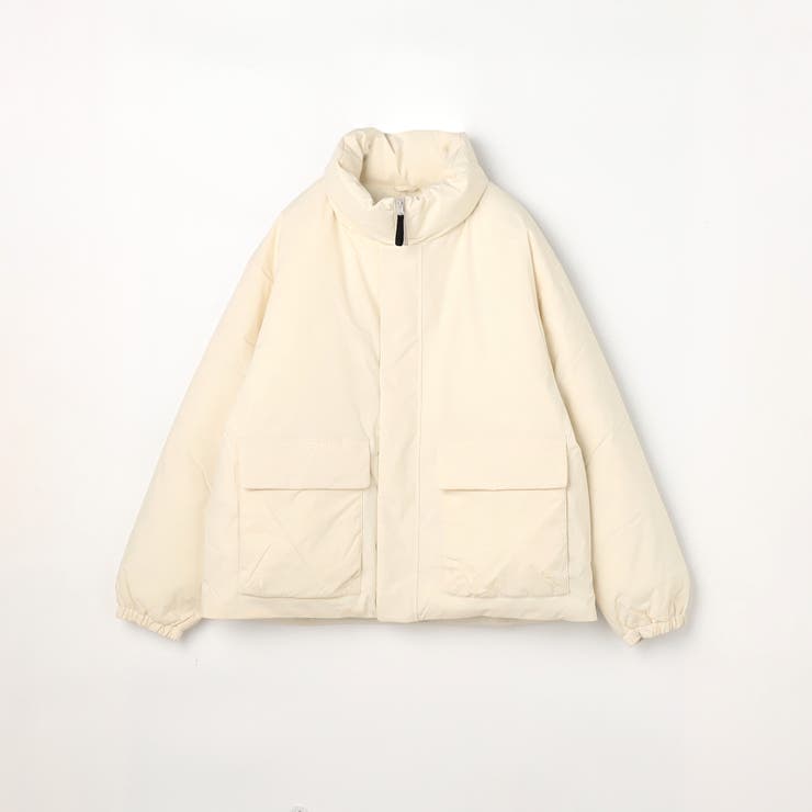 28オフホワイト | パディングスタンドブルゾン | NICOLE