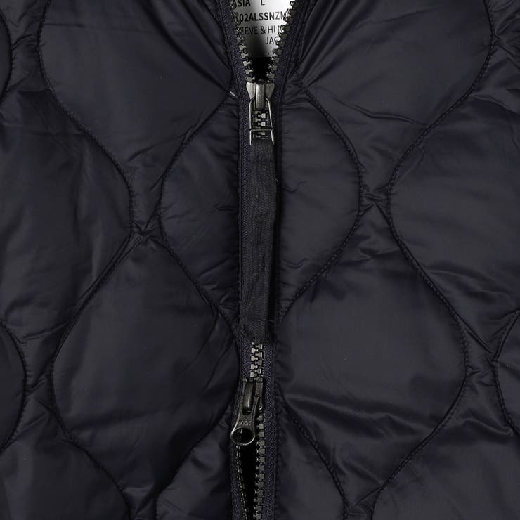 【TAION】ミリタリーハイネックニット切り替えダウンブルゾン | NICOLE | 詳細画像6 