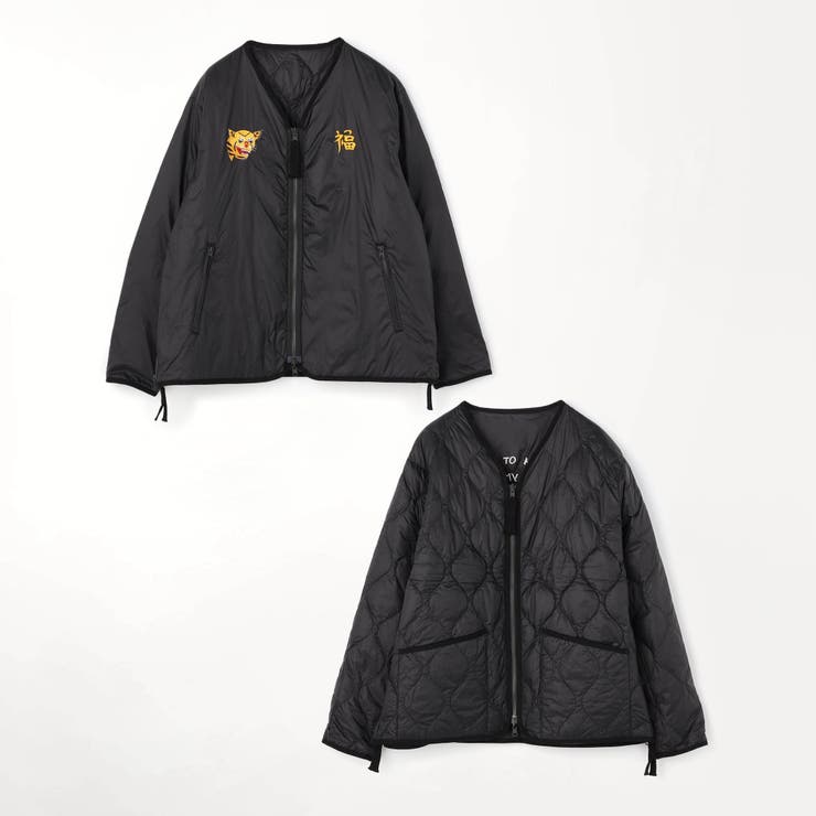 49ブラック | 【TAION】 REVERSIBLE SKAJAN DOWN JACKET | NICOLE