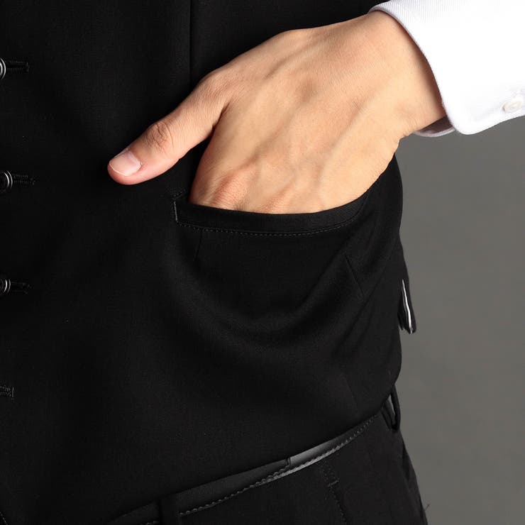 SUPER BLACK フォーマル対応リバーシブルベスト | NICOLE | 詳細画像11 