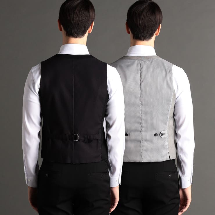 SUPER BLACK フォーマル対応リバーシブルベスト | NICOLE | 詳細画像4 