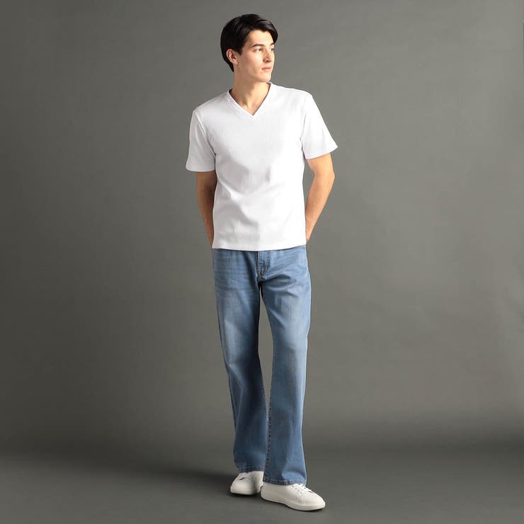 ブライトリブ VネックTシャツ | NICOLE | 詳細画像2 