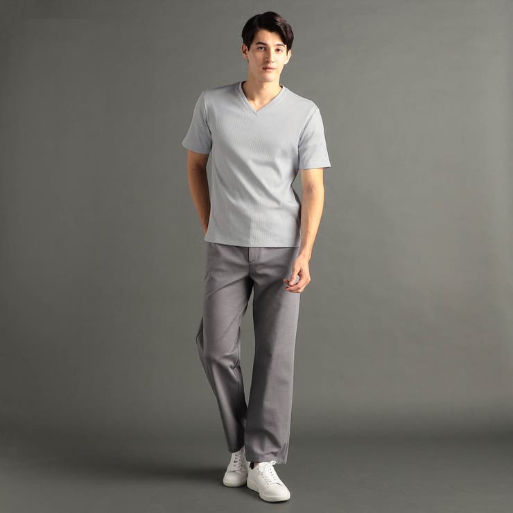 ブライトリブ VネックTシャツ | NICOLE | 詳細画像3 