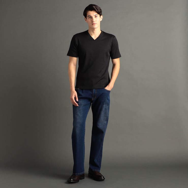 ブライトリブ VネックTシャツ | NICOLE | 詳細画像5 