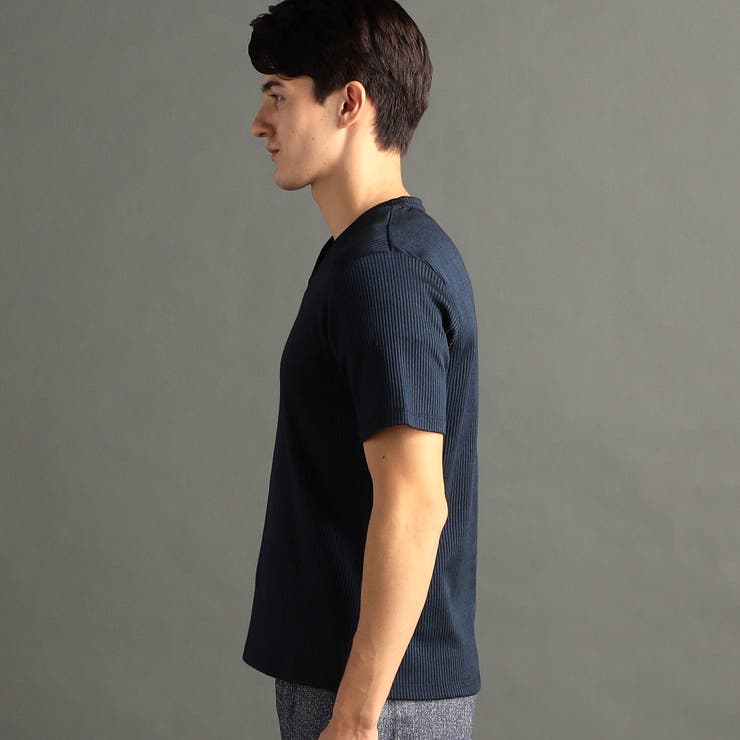 ブライトリブ VネックTシャツ | NICOLE | 詳細画像7 