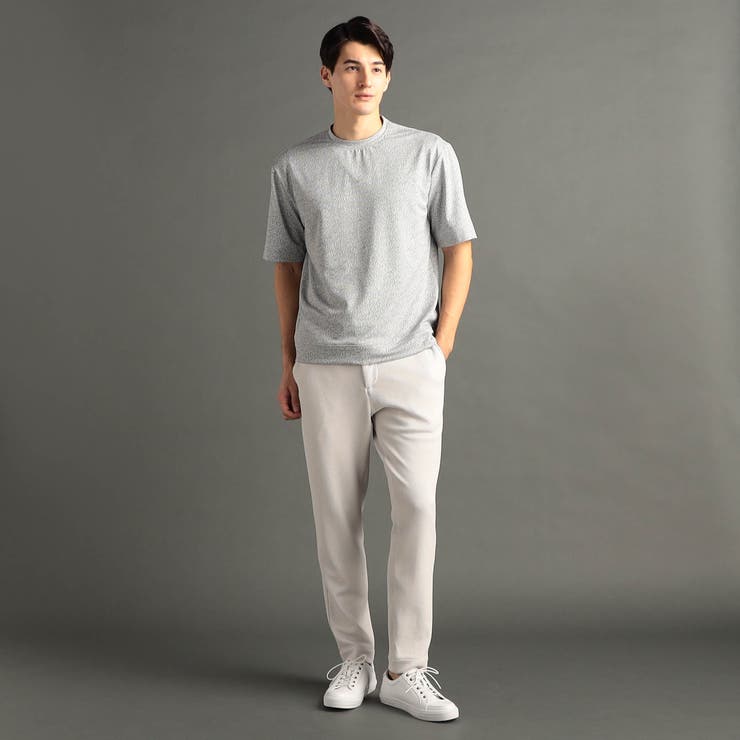 メランジジャカード リラックスフィット クルーネックTシャツ | NICOLE | 詳細画像3 
