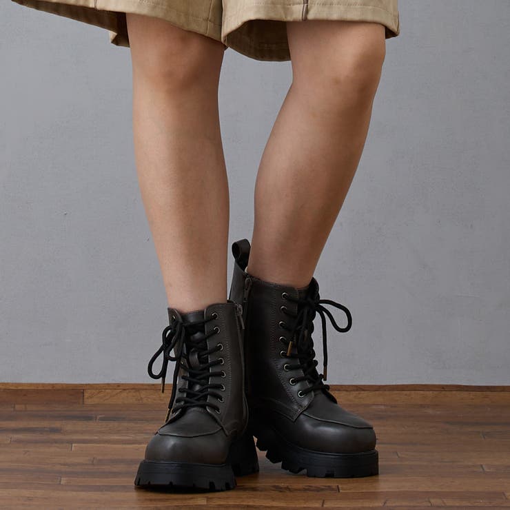 39チャコールグレー | 8ホールブーツ | NICOLE