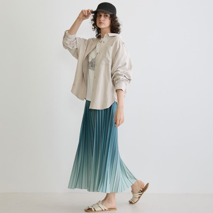 グラデーションプリーツスカート | NICOLE | 詳細画像6 