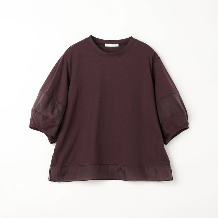 シアー切り替えTシャツ | NICOLE | 詳細画像18 