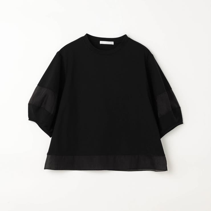 シアー切り替えTシャツ | NICOLE | 詳細画像21 