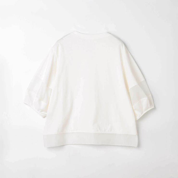 シアー切り替えTシャツ | NICOLE | 詳細画像22 