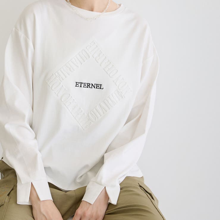 デザインロングスリーブTシャツ | NICOLE | 詳細画像2 