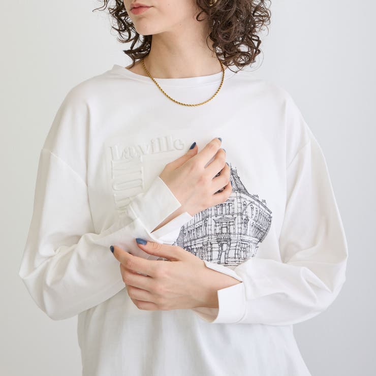 デザインロングスリーブTシャツ | NICOLE | 詳細画像8 