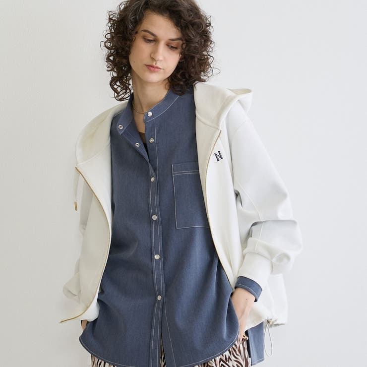 フードジップパーカー | NICOLE | 詳細画像8 