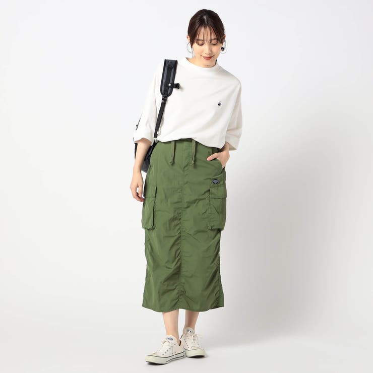 【BROOKLYN OVERALL】ナイロンギャザー カーゴスカート | NICOLE | 詳細画像3 