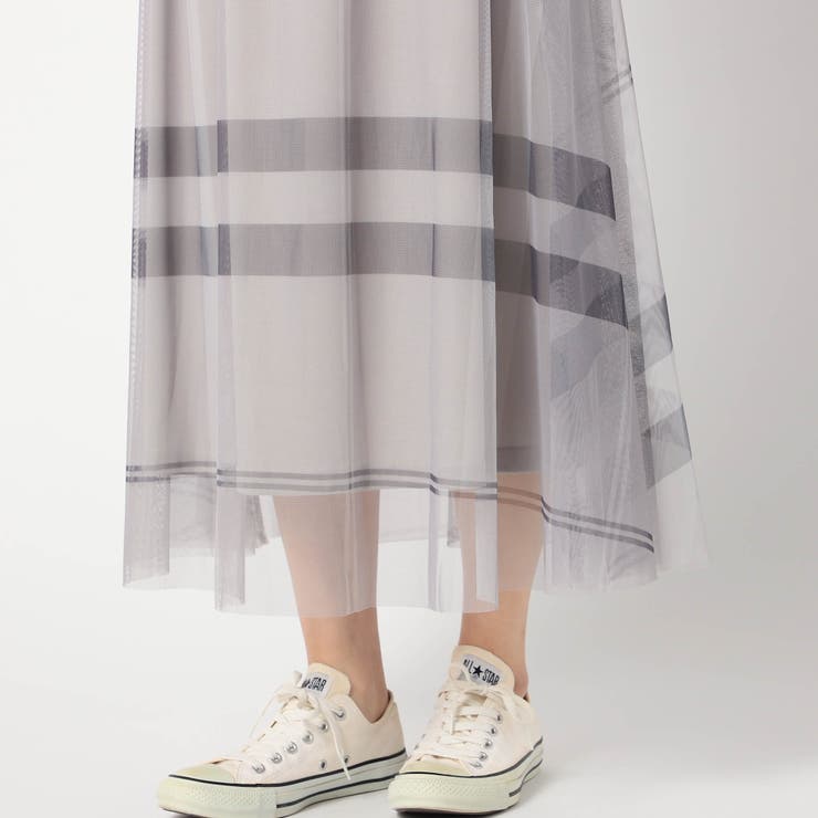 チュールチェックスカート | NICOLE | 詳細画像12 