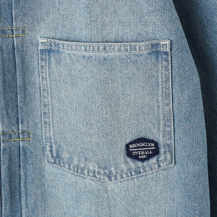 【BROOKLYN OVERALL】ノーカラーデニムジャケット | NICOLE | 詳細画像10 