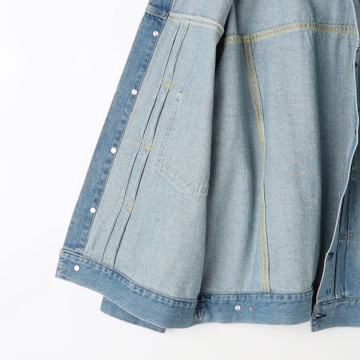 【BROOKLYN OVERALL】ノーカラーデニムジャケット | NICOLE | 詳細画像13 