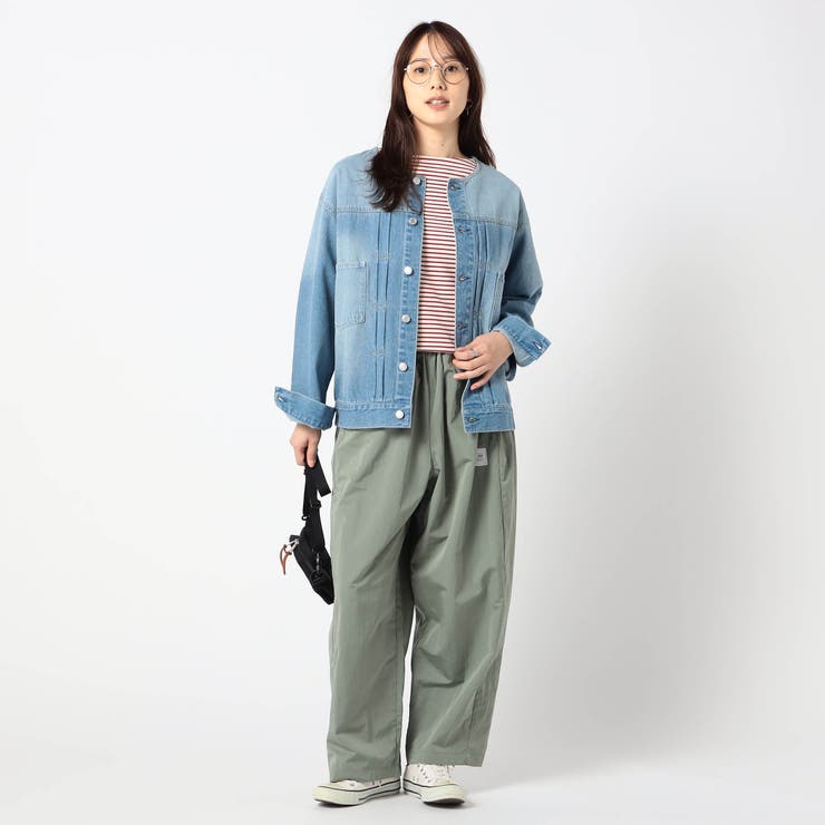 【BROOKLYN OVERALL】ノーカラーデニムジャケット | NICOLE | 詳細画像2 