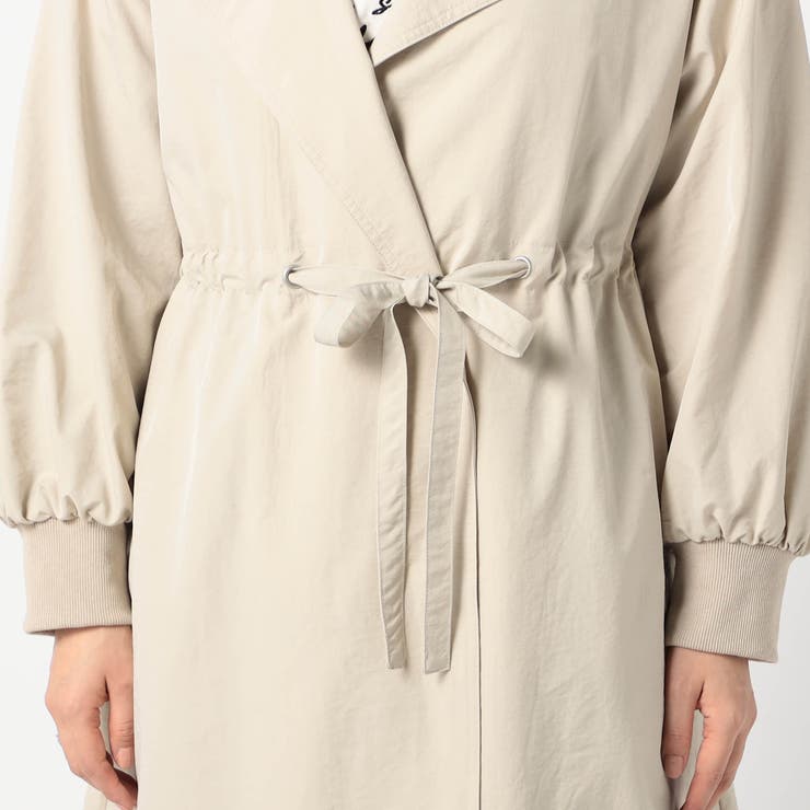 ウエスト絞り ノーカラーコート | NICOLE | 詳細画像10 