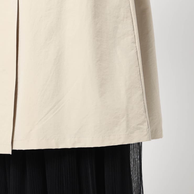 ウエスト絞り ノーカラーコート | NICOLE | 詳細画像9 