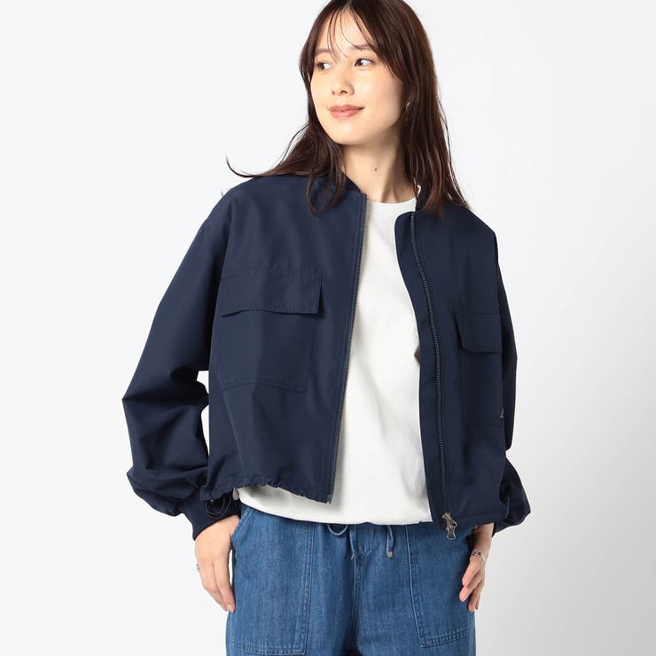 67ネイビー | 【KELTY別注】撥水ミリタリーブルゾン | NICOLE