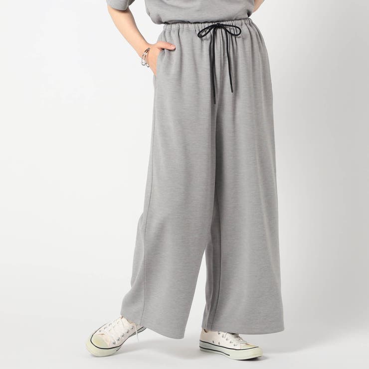 29グレー | テック素材イージーパンツ | NICOLE