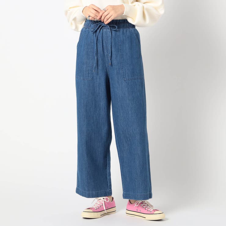 67ネイビー | 【BROOKLYN OVERALL 】ベイカーポケット デニムパンツ | NICOLE