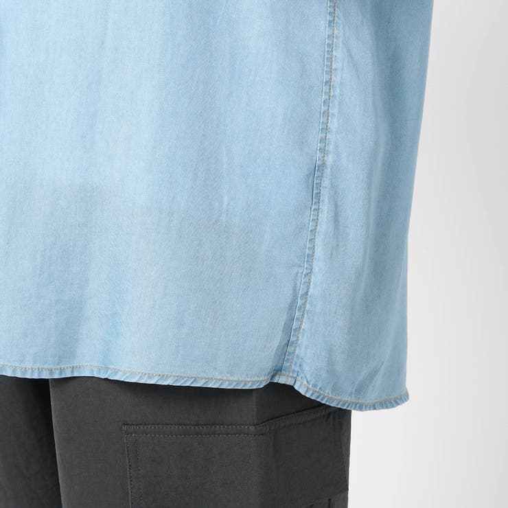 袖リブ 刺繍デニムシャツ | NICOLE | 詳細画像10 