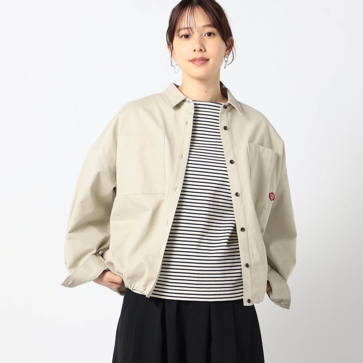 24クリーム | 【BROOKLYN OVERALL 】ドロスト仕様 ブルゾンライクシャツ | NICOLE