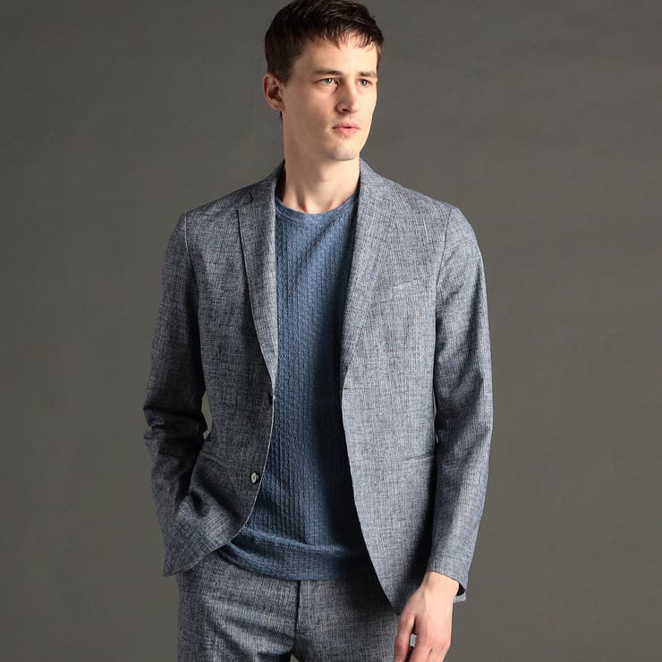 64サックス | メランジドッツ セットアップジャケット | NICOLE