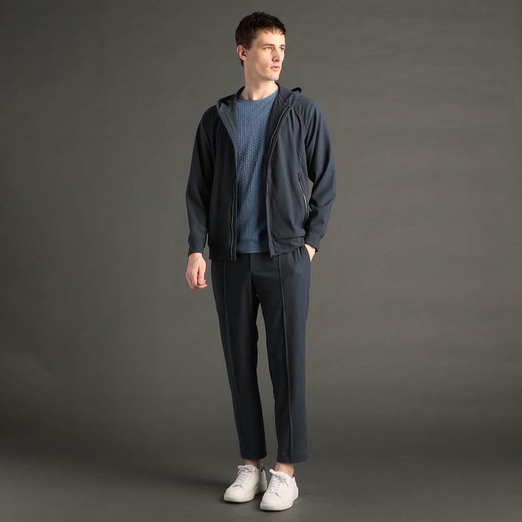 グラフィックハニカムメッシュ フーディブルゾン | NICOLE | 詳細画像4 