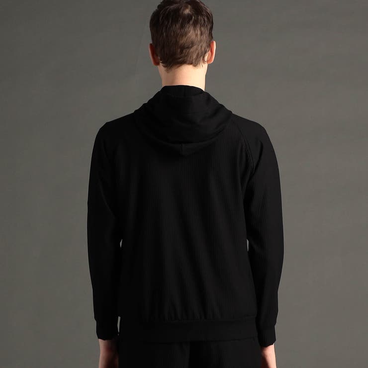 グラフィックハニカムメッシュ フーディブルゾン | NICOLE | 詳細画像5 