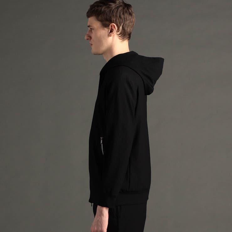 グラフィックハニカムメッシュ フーディブルゾン | NICOLE | 詳細画像6 