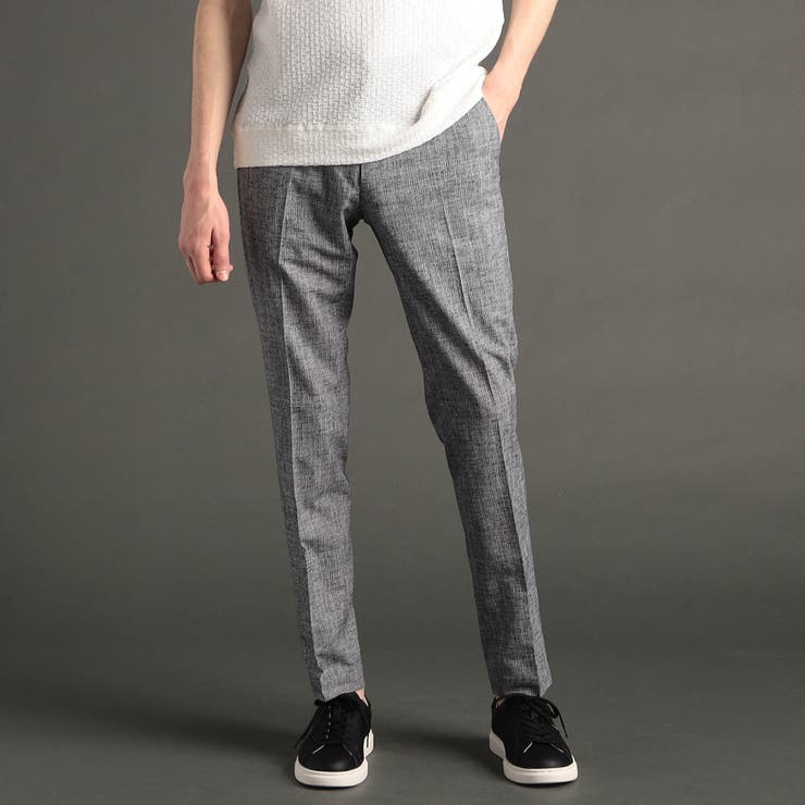 19ライトグレー | メランジドッツ セットアップパンツ | NICOLE