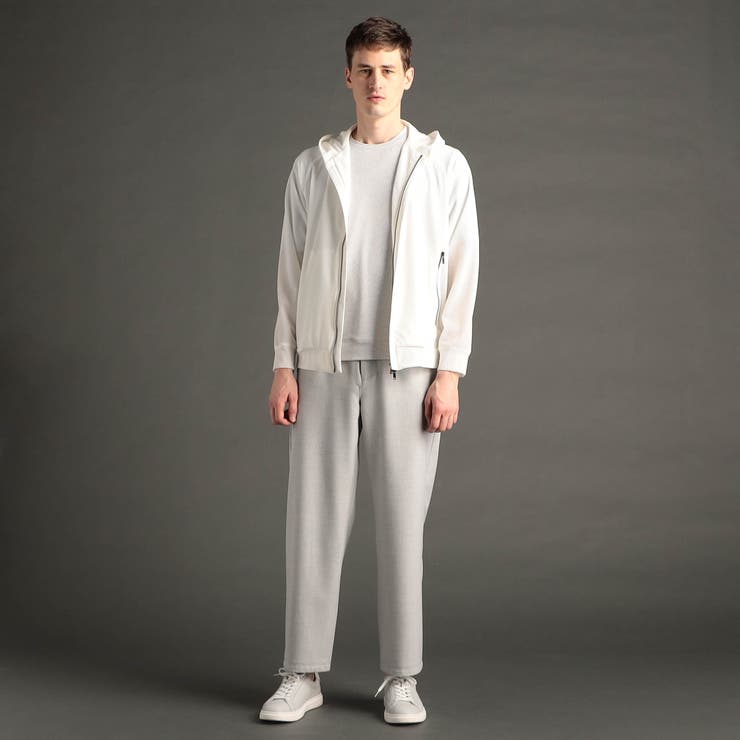 メランジストレッチ ワイドトラックパンツ | NICOLE | 詳細画像2 