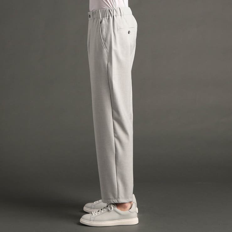 メランジストレッチ ワイドトラックパンツ | NICOLE | 詳細画像6 