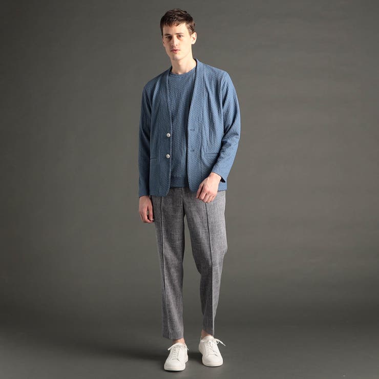 ストレッチスラブシャンブレー トラックパンツ | NICOLE | 詳細画像4 