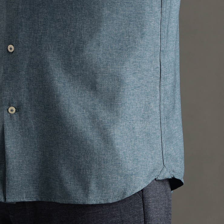 テクニカルストレッチツイル カッタウェイカラーシャツ | NICOLE | 詳細画像11 