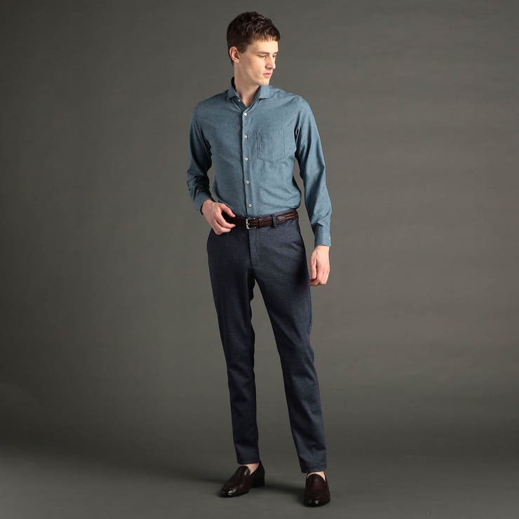 テクニカルストレッチツイル カッタウェイカラーシャツ | NICOLE | 詳細画像4 