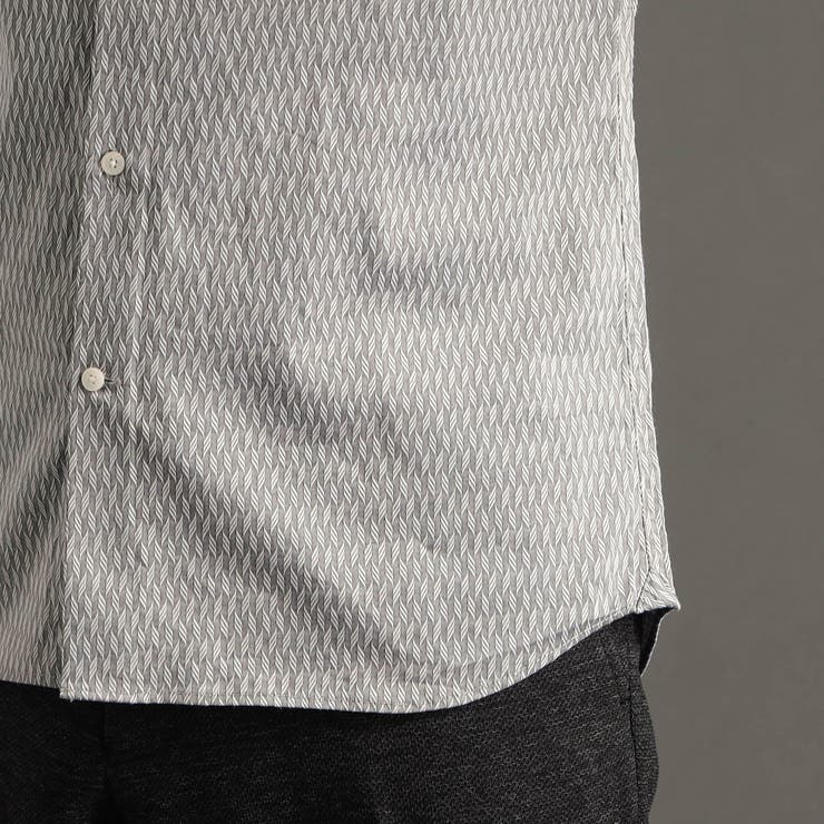 ヘリンボンストレッチ カッタウェイカラーシャツ | NICOLE | 詳細画像11 