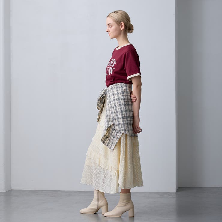 【ZELDA】レースギャザースカート | NICOLE | 詳細画像6 