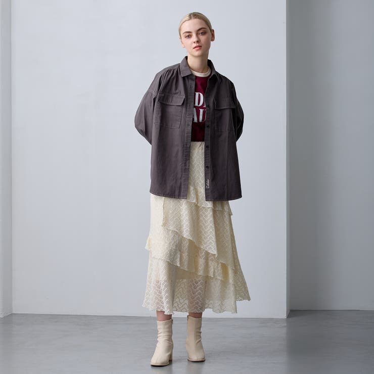 【ZELDA】レースギャザースカート | NICOLE | 詳細画像7 