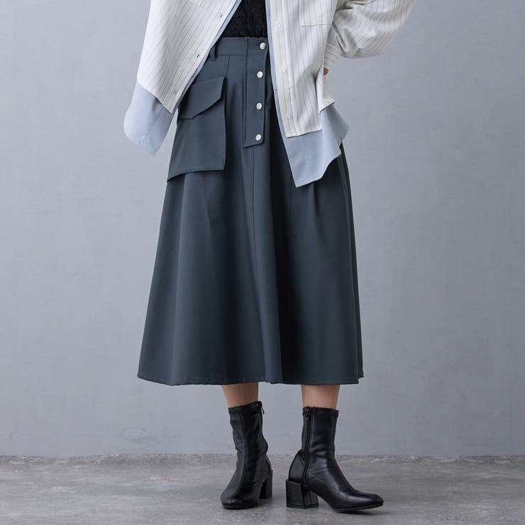 タブデザインスカート | NICOLE | 詳細画像1 