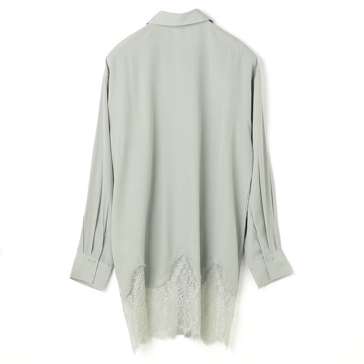 【ZELDA】裾レースシャツワンピース | NICOLE | 詳細画像17 